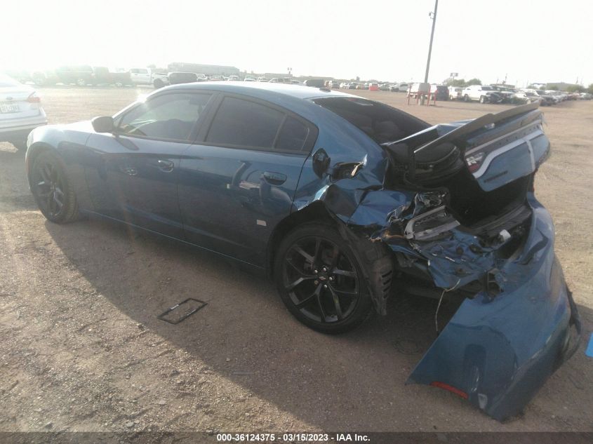 2022 DODGE CHARGER SXT VIN: 2C3CDXBG8NH183644