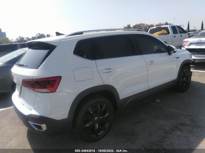 2022 VOLKSWAGEN TAOS SEL VIN: 3VV1X7B26NM005927