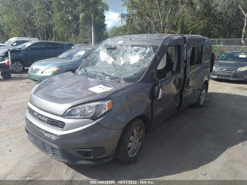 2020 RAM PROMASTER CITY SLT VIN: ZFBHRFBB8L6P77296