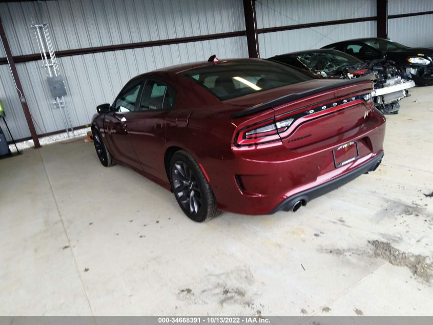 2022 DODGE CHARGER SCAT PACK VIN: 2C3CDXGJXNH102762