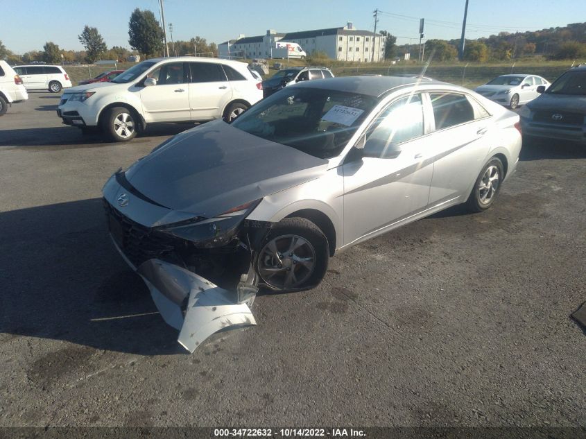 2021 HYUNDAI ELANTRA SE VIN: 5NPLL4AG6MH016655