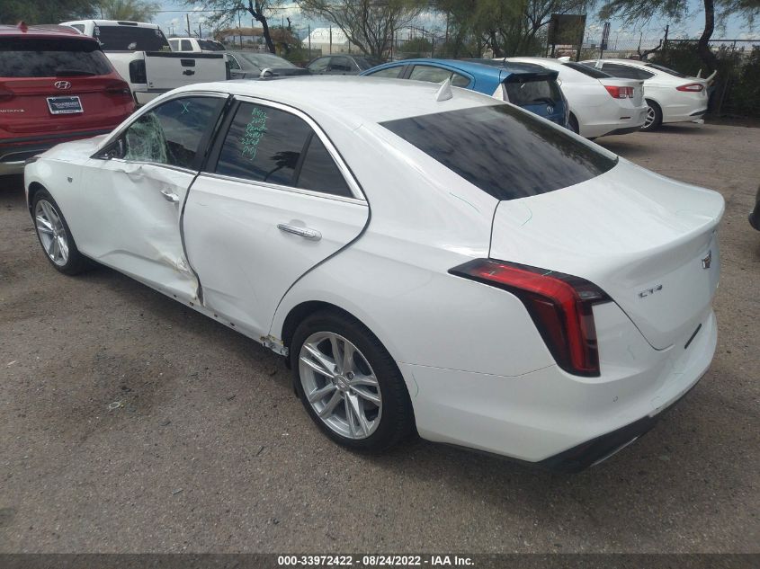 2022 CADILLAC CT4 LUXURY VIN: 1G6DJ5RK3N0106565