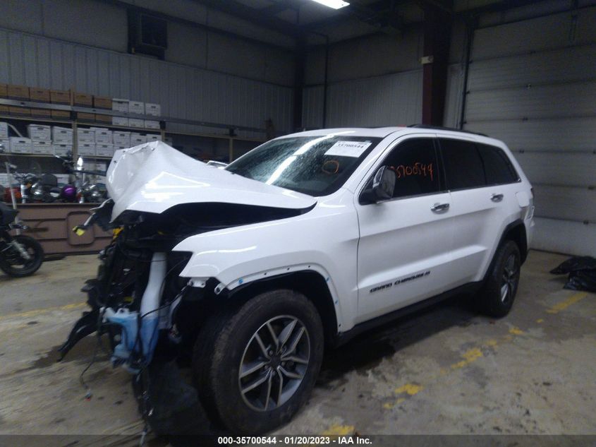 2022 JEEP GRAND CHEROKEE WK LIMITED VIN: 1C4RJFBG6NC123583