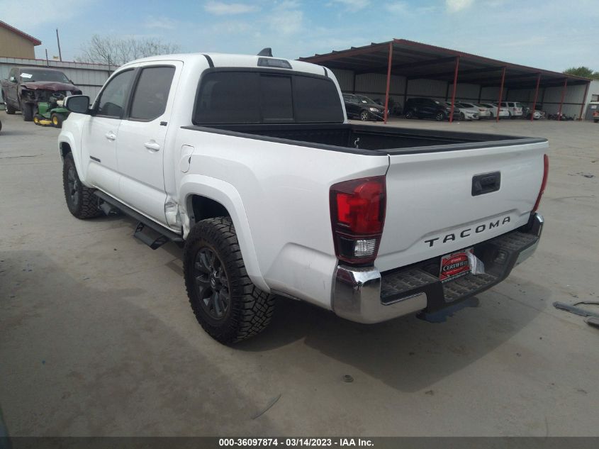 2022 TOYOTA TACOMA 2WD SR/SR5 VIN: 3TYAX5GN0NT053319