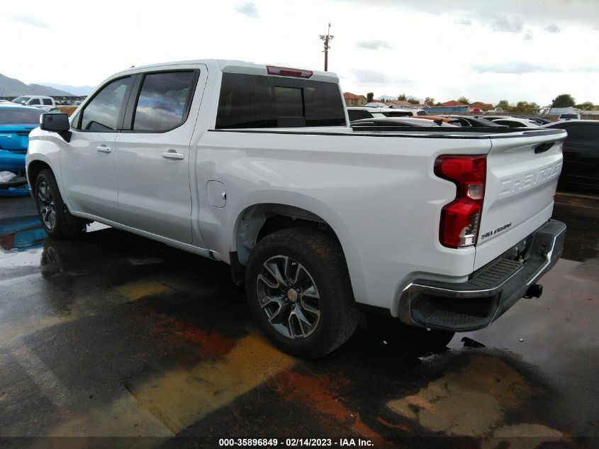 2022 CHEVROLET SILVERADO 1500 LT VIN: 1GCUDDED4NZ581742