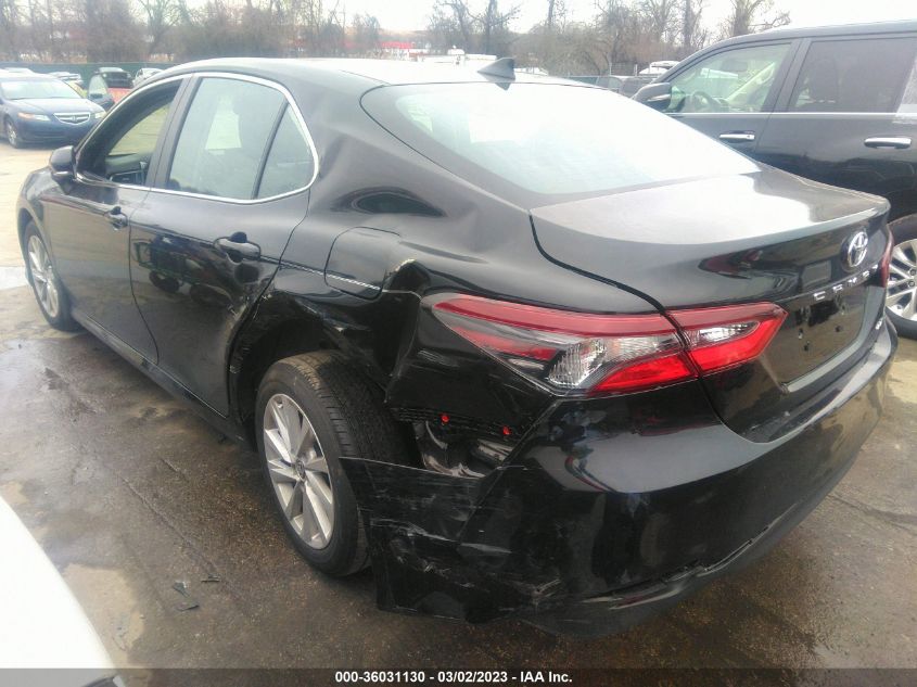 2022 TOYOTA CAMRY LE VIN: 4T1R11AK3NU071697