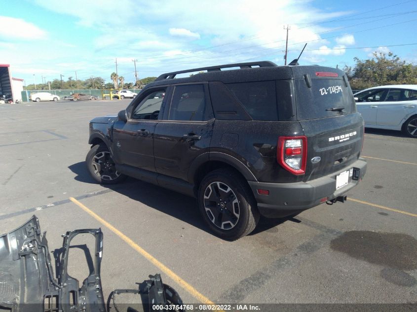 2022 FORD BRONCO SPORT OUTER BANKS VIN: 3FMCR9C62NRD17224