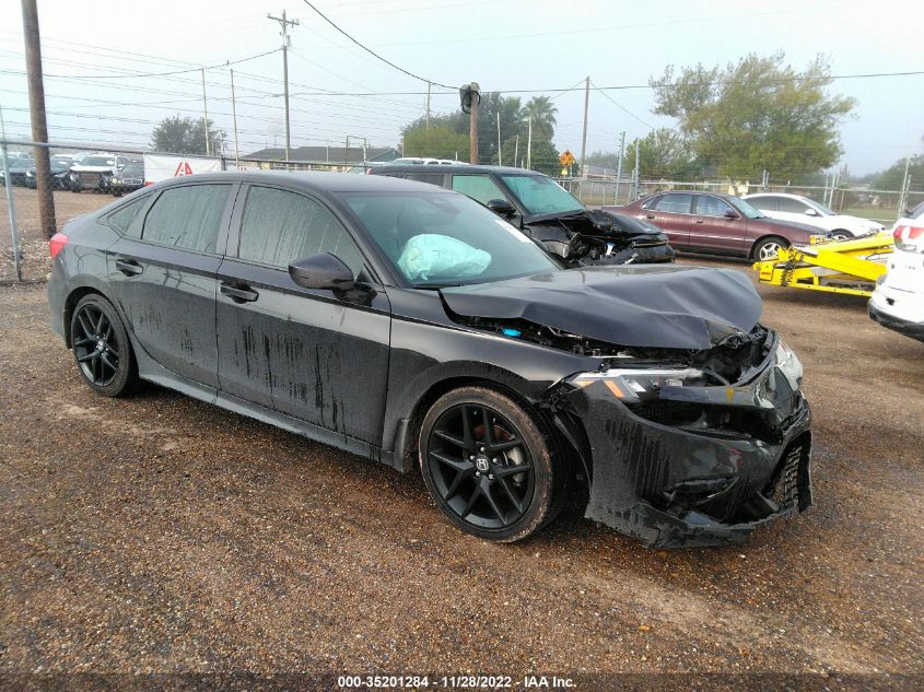 2022 HONDA CIVIC SEDAN SPORT VIN: 2HGFE2F56NH559793