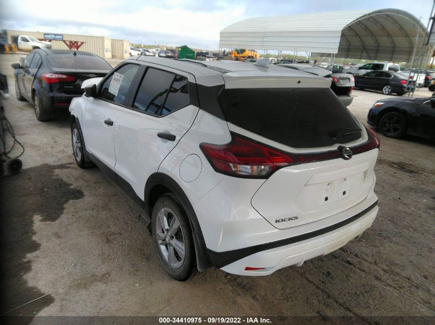 2021 NISSAN KICKS S VIN: 3N1CP5BV9ML537038
