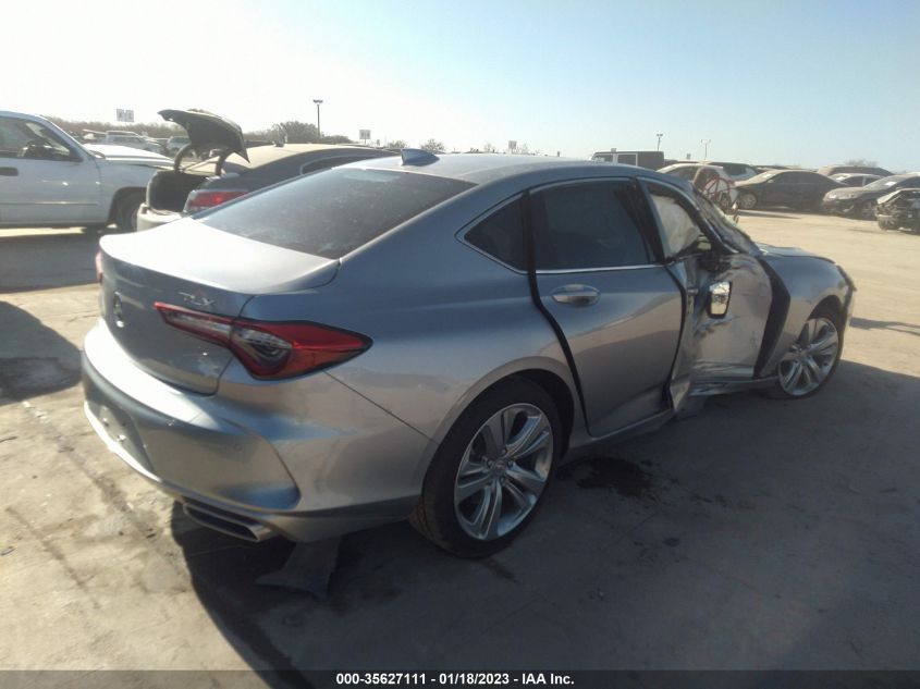 2022 ACURA TLX W/TECHNOLOGY PACKAGE VIN: 19UUB5F47NA002396