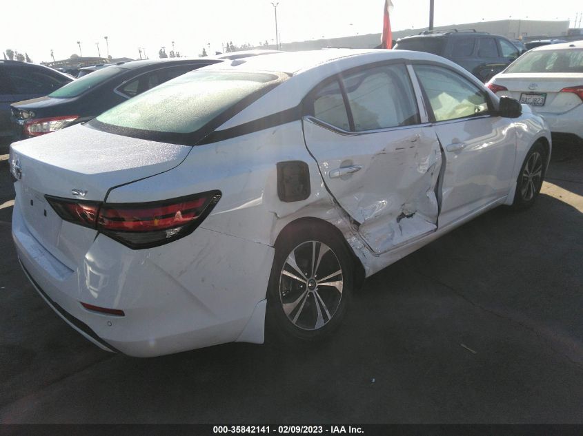 2022 NISSAN SENTRA SV VIN: 3N1AB8CV6NY268443