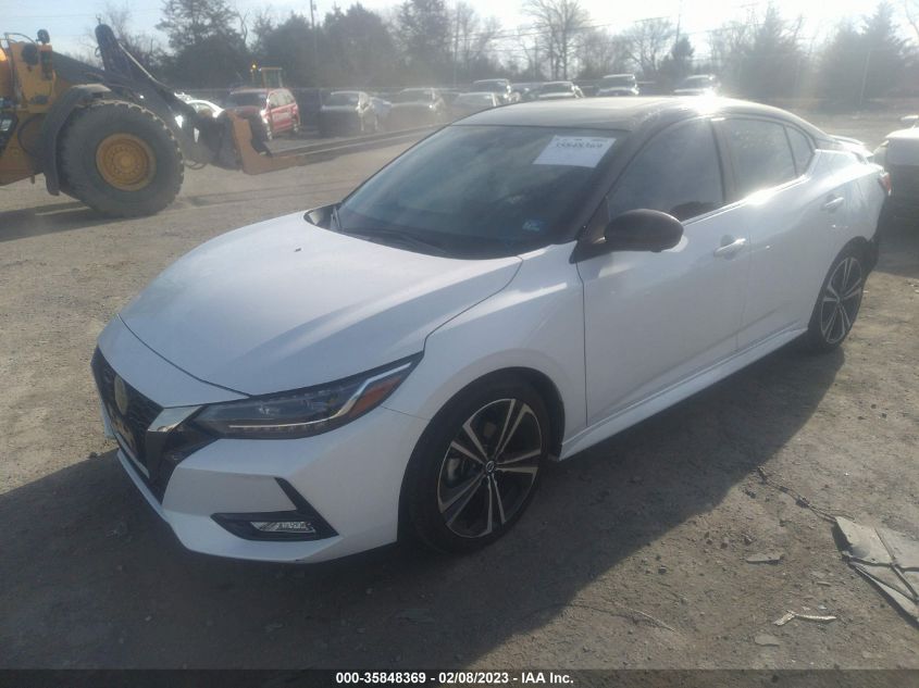 2022 NISSAN SENTRA SR VIN: 3N1AB8DV4NY278466