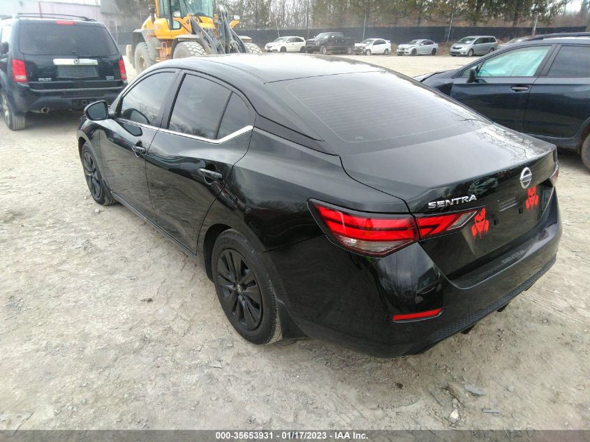 2022 NISSAN SENTRA S VIN: 3N1AB8BV5NY278883
