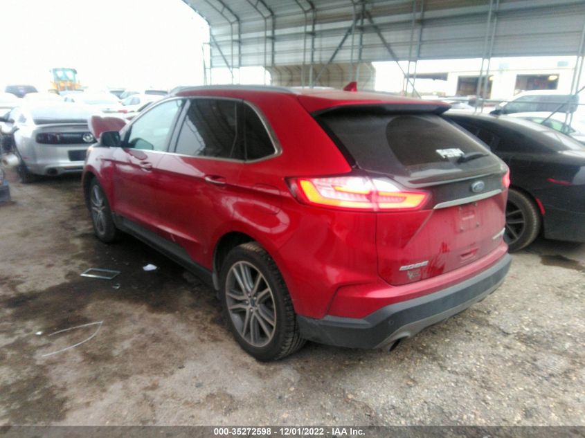 2020 FORD EDGE TITANIUM VIN: 2FMPK3K91LBA82292