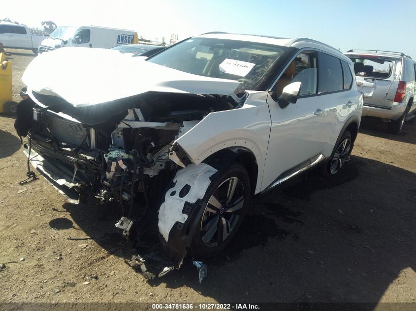 2022 NISSAN ROGUE PLATINUM VIN: JN8BT3DC1NW117777