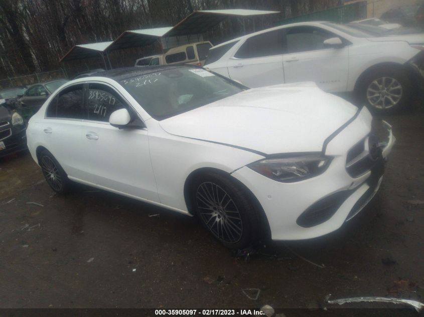 2022 MERCEDES-BENZ C-CLASS C 300 VIN: W1KAF4HB4NR059495