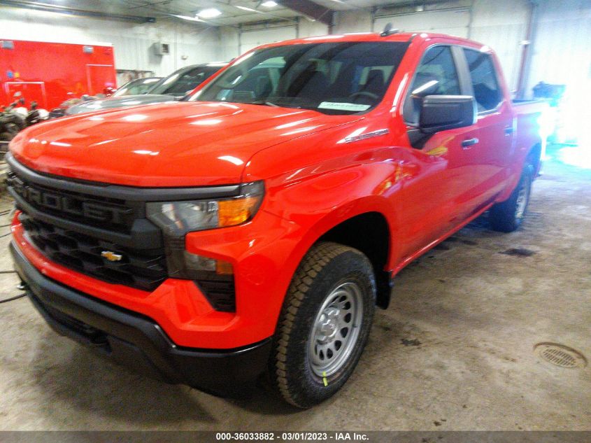 2023 CHEVROLET SILVERADO 1500 WORK TRUCK VIN: 1GCPDAEK5PZ222106