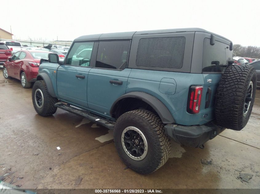 2022 FORD BRONCO BASE/BIG BEND VIN: 1FMEE5DH0NLB06275