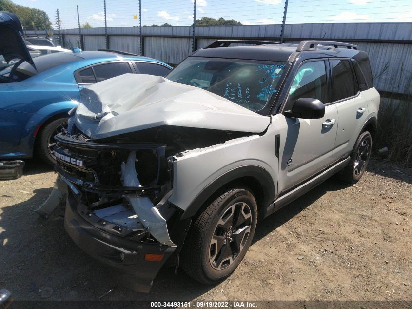 2022 FORD BRONCO SPORT OUTER BANKS VIN: 3FMCR9C65NRD56504