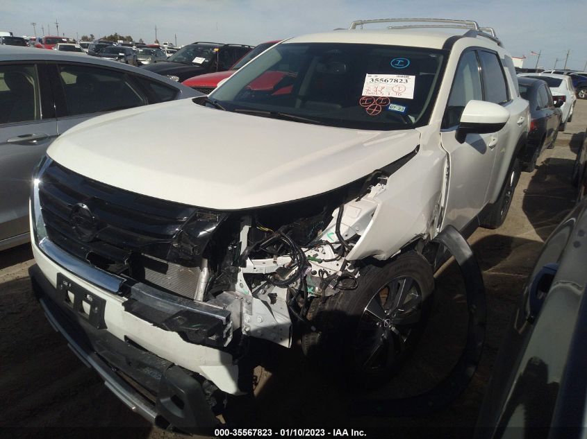 2022 NISSAN PATHFINDER SL VIN: 5N1DR3CA6NC207524