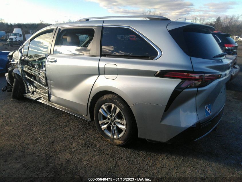 2022 TOYOTA SIENNA LIMITED VIN: 5TDZRKECXNS109775