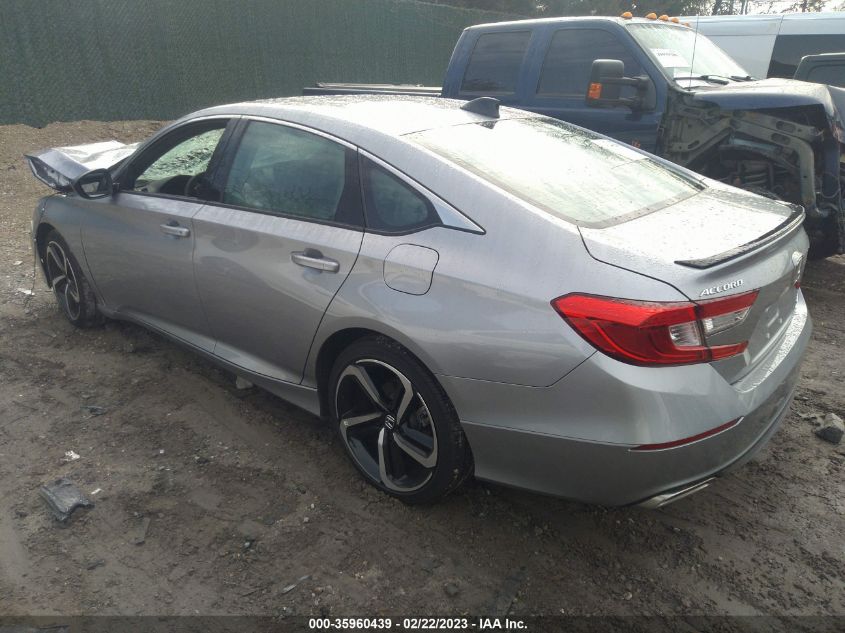 2022 HONDA ACCORD SEDAN SPORT VIN: 1HGCV1F37NA073777