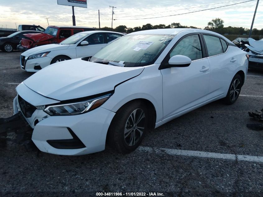 2021 NISSAN SENTRA SV VIN: 3N1AB8CV1MY224705