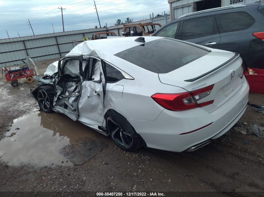 2022 HONDA ACCORD SEDAN SPORT SE VIN: 1HGCV1F41NA065960