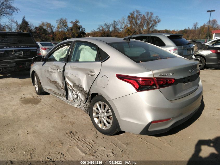 2022 HYUNDAI ACCENT SEL VIN: 3KPC24A60NE168513