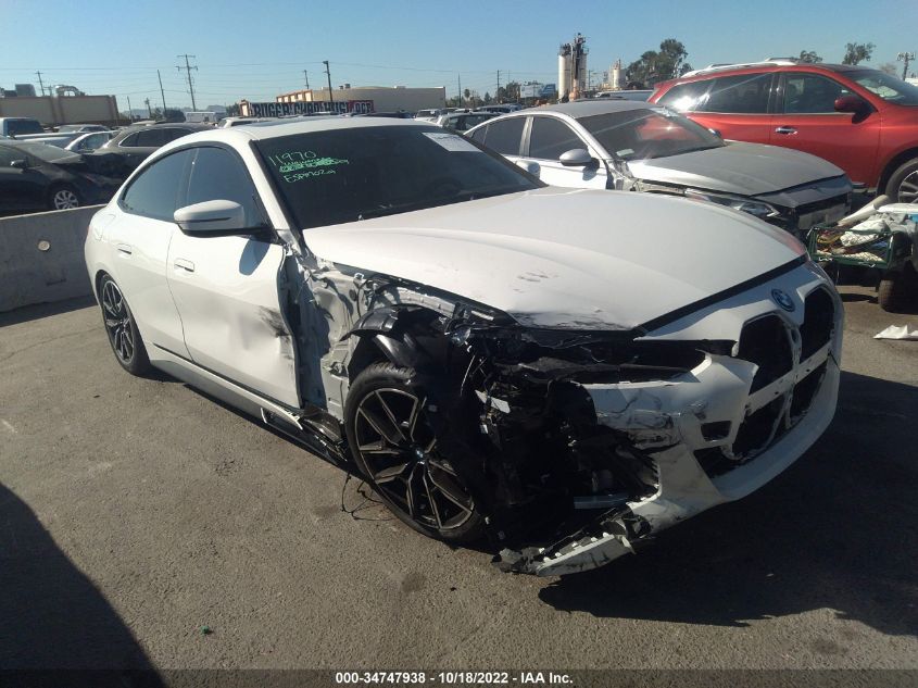 2022 BMW I4 EDRIVE40 VIN: WBY73AW00NFN07776