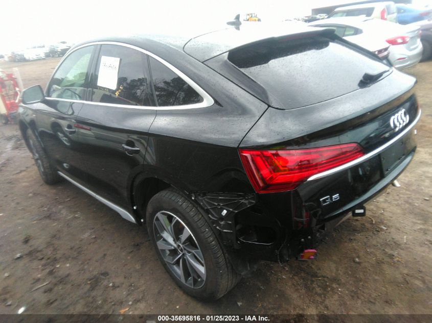 2022 AUDI Q5 SPORTBACK S LINE PREMIUM VIN: WA14AAFY5N2018470