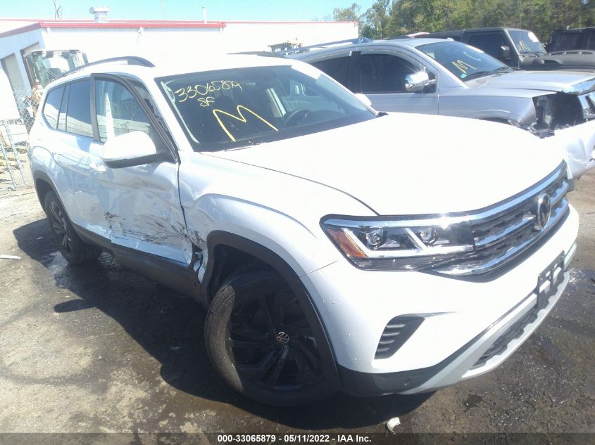 2022 VOLKSWAGEN ATLAS 2.0T SE W/TECHNOLOGY VIN: 1V2WP2CA3NC501278