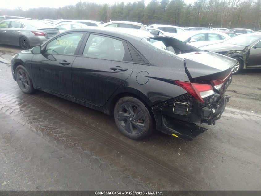 2022 HYUNDAI ELANTRA SEL VIN: 5NPLS4AG1NH054346