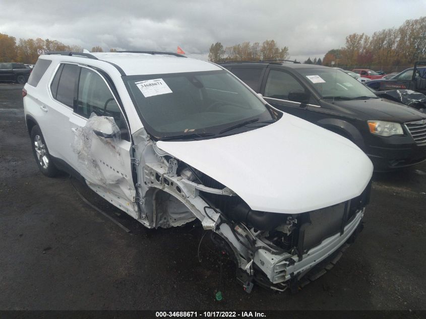 2021 CHEVROLET TRAVERSE LT CLOTH VIN: 1GNERGKW9MJ150718