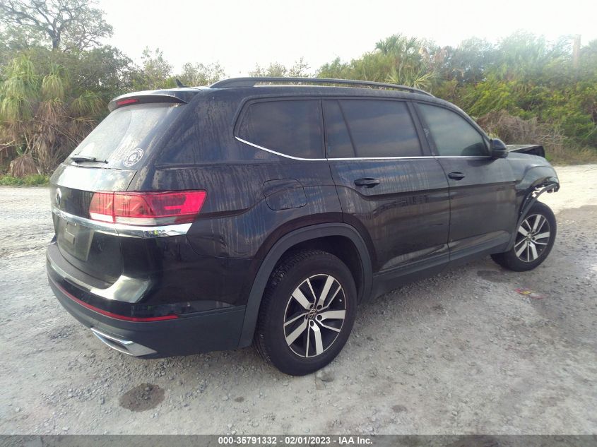 2021 VOLKSWAGEN ATLAS 2.0T SE VIN: 1V2DP2CA2MC511631