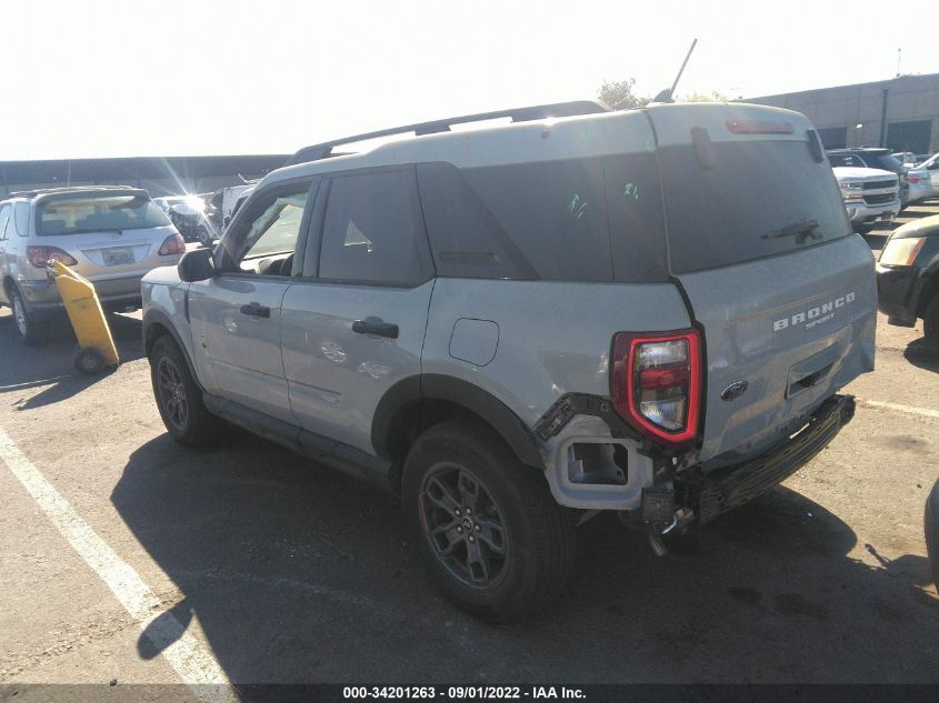 2021 FORD BRONCO SPORT BIG BEND VIN: 3FMCR9B67MRA52512