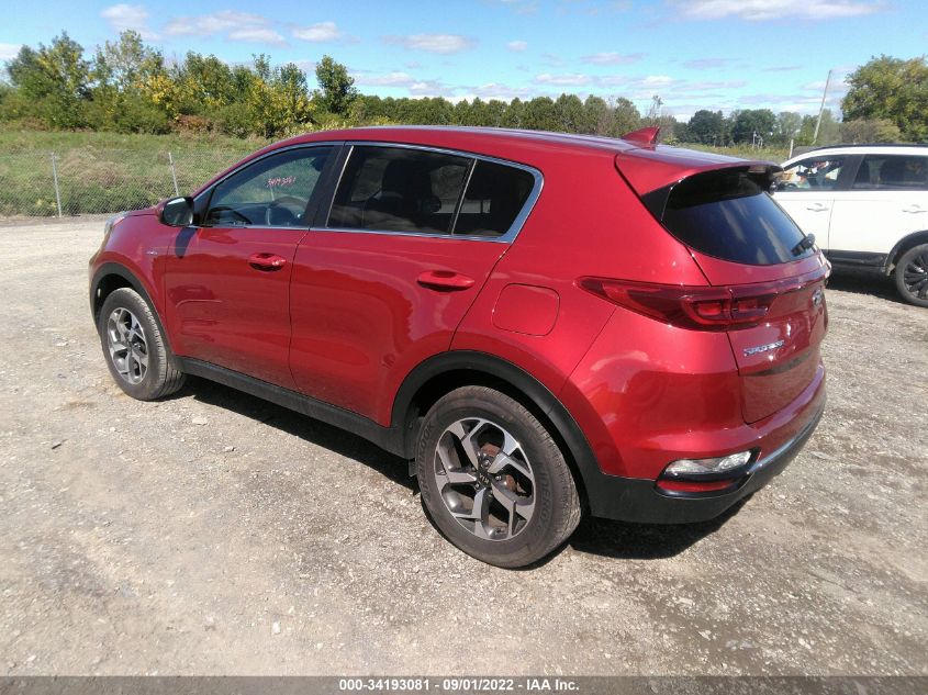 2020 KIA SPORTAGE LX VIN: KNDPMCAC1L7630263