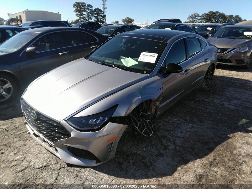 2022 HYUNDAI SONATA N LINE VIN: 5NPEK4JC7NH146664