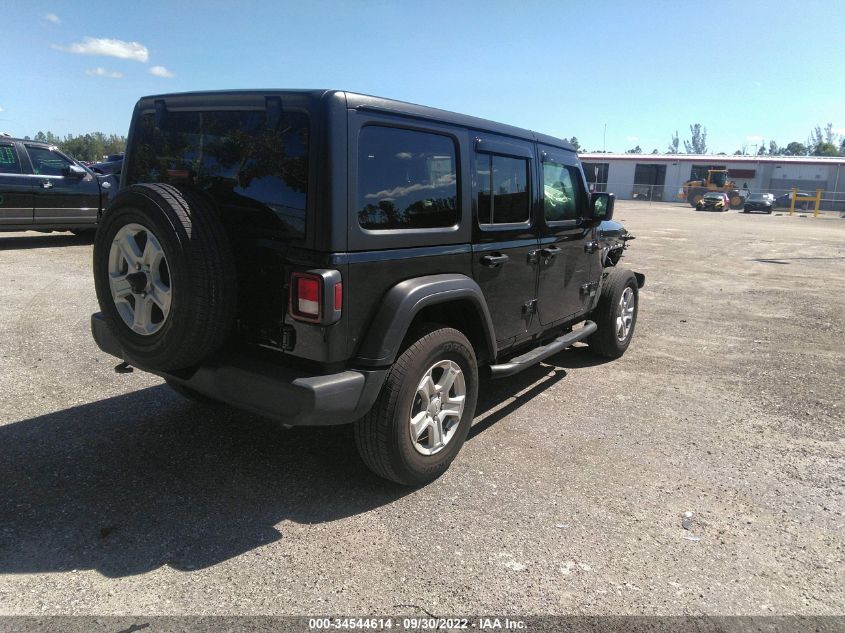 2021 JEEP WRANGLER UNLIMITED SPORT S VIN: 1C4HJXDN0MW703700