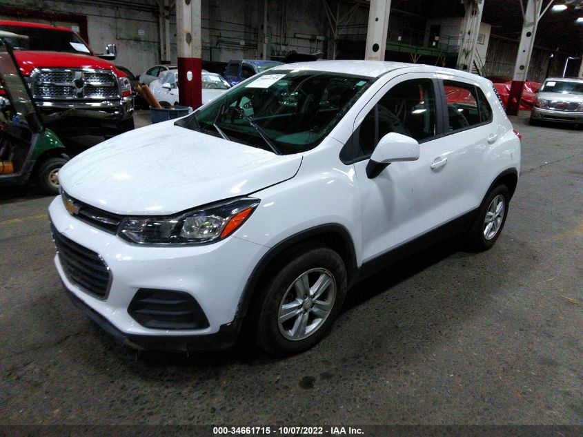 2020 CHEVROLET TRAX LS VIN: 3GNCJNSB9LL155263