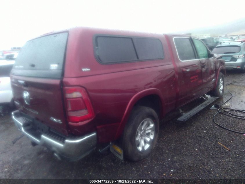 2021 RAM 1500 LARAMIE VIN: 1C6SRFRT0MN656858