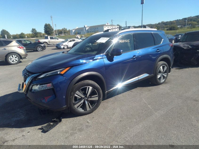 2022 NISSAN ROGUE SL VIN: 5N1BT3CB9NC726553