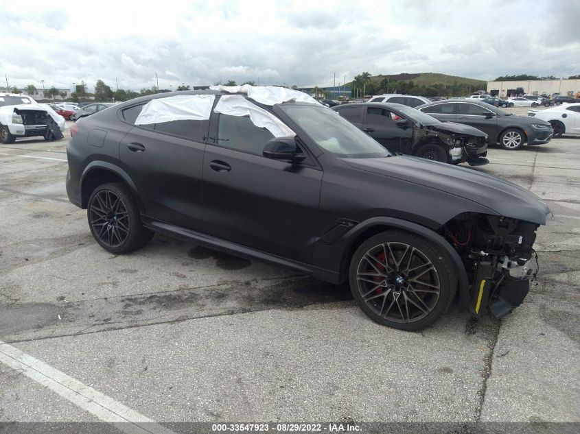 2021 BMW X6 M VIN: 5YMCY0C09M9G82308