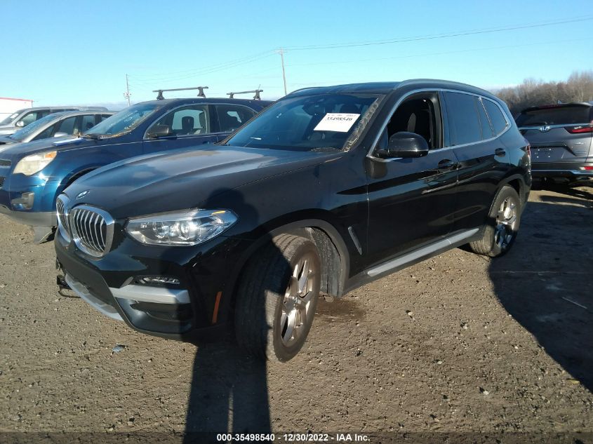 2020 BMW X3 XDRIVE30I VIN: 5UXTY5C07L9C12300