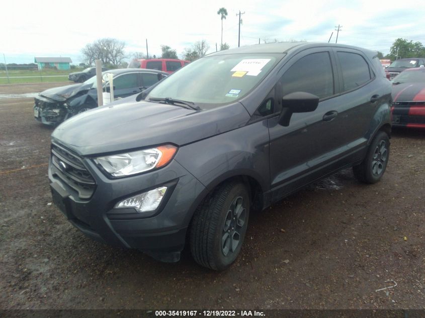2021 FORD ECOSPORT S VIN: MAJ3S2FE6MC450607