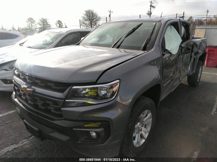 2021 CHEVROLET COLORADO 2WD LT VIN: 1GCGSCEN5M1296812