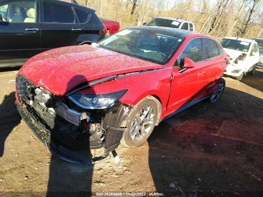 2020 HYUNDAI SONATA SEL VIN: 5NPEF4JA9LH052785
