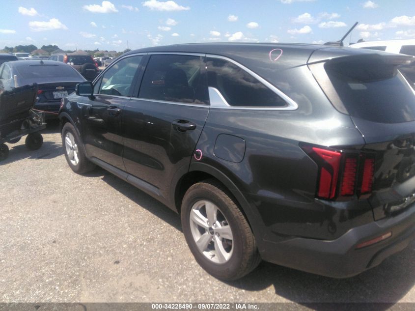 2022 KIA SORENTO LX VIN: 5XYRG4LC0NG081650