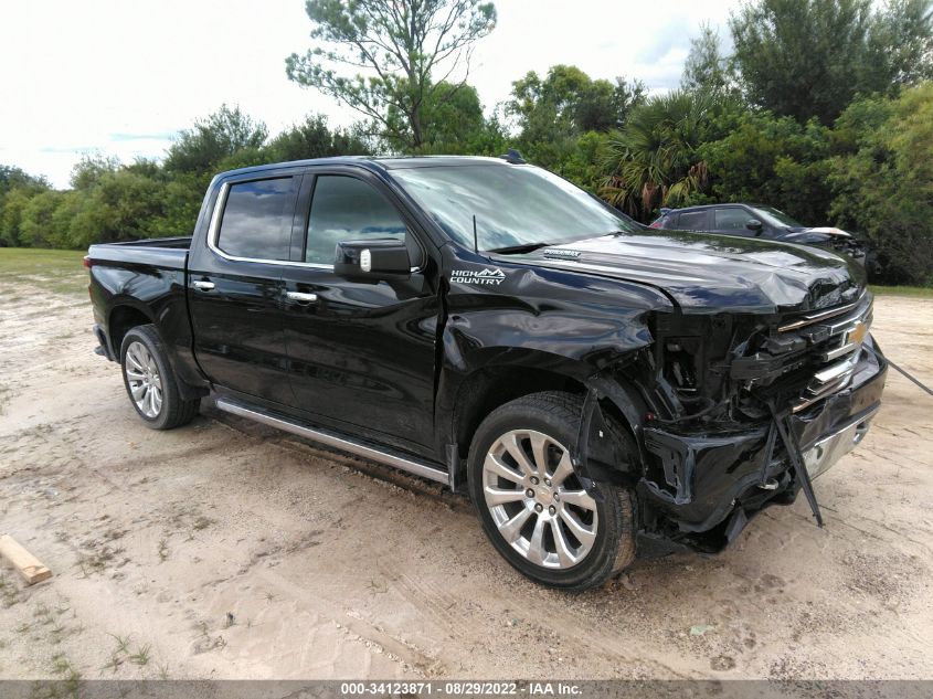 2021 CHEVROLET SILVERADO 1500 HIGH COUNTRY VIN: 1GCUYHET5MZ232199