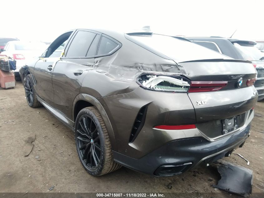 2022 BMW X6 M50I VIN: 5UXCY8C04N9L82535